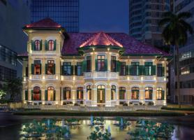 چای بعد از ظهر در خانه Sathorn، بانکوک تایلند