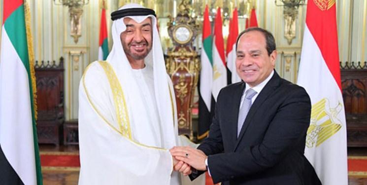 دیدار ولی عهد ابوظبی با رئیس جمهور مصر