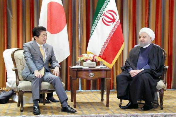 آبه شینزو بار دیگر با حسن روحانی دیدار می کند آبه شینزو بار دیگر با حسن روحانی دیدار می نماید