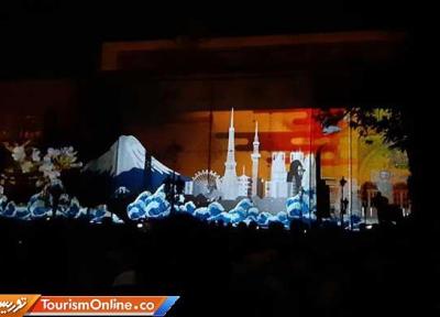 ژاپنی ها کاخ گلستان را نورباران کردند ، نورپردازی سه بعدی در تنها اثر ثبت جهانی تهران ، تصاویر
