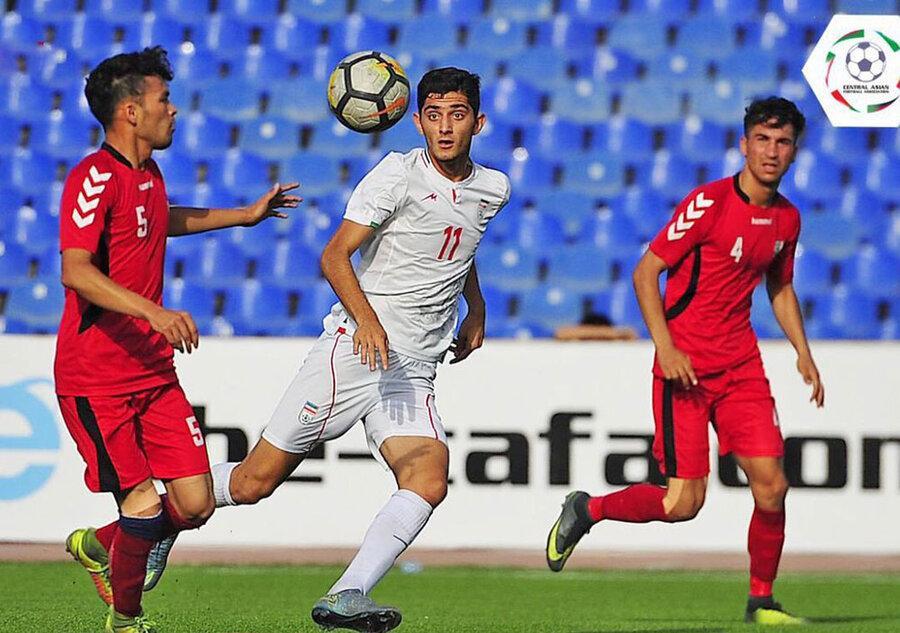 تورنمنت فوتبال جوانان کافا؛ پیروزی تیم ایران مقابل افغانستان