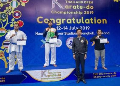 درخشش کاراته کار تبریزی در مسابقات بین المللی تایلند