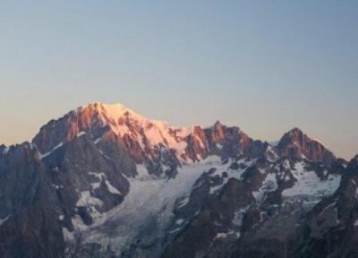 یخچال طبیعی کوه مونت بلان هم فرو می ریزد