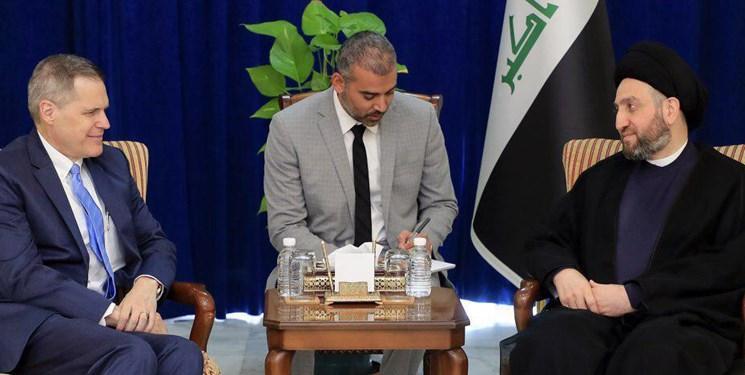 دیدار سفیر آمریکا در عراق با عمار الحکیم دیدار سفیر آمریکا در عراق با عمار الحکیم