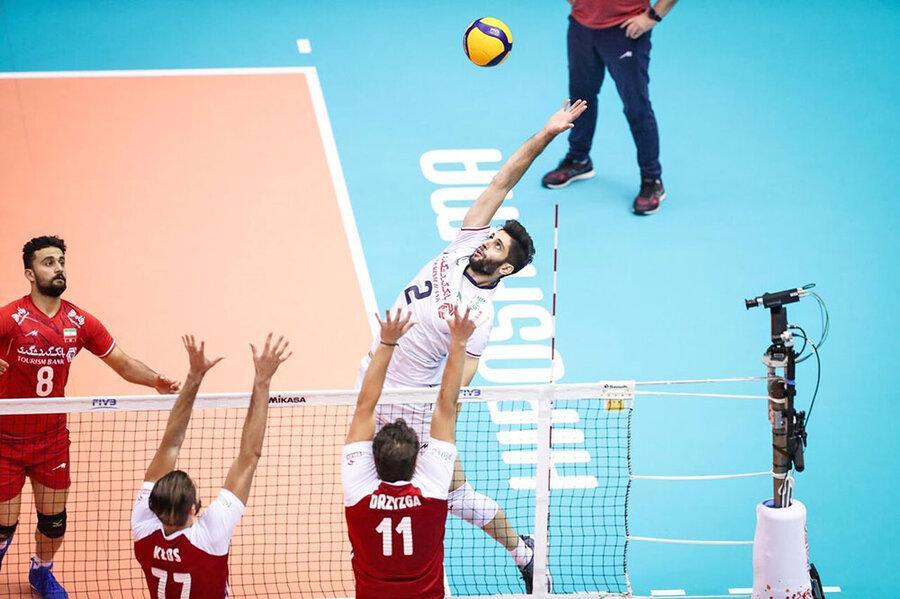جام جهانی والیبال ، خاتمه کار ایران با شکست برابر لهستان