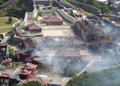 آتش در قلعه تاریخی شوری ، میراث جهانی 600 ساله ژاپن نابود شد