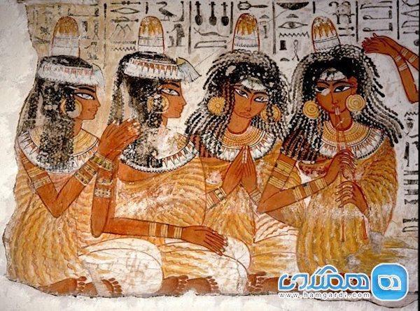 راز پنهان در کلاه های مخروطی سفید رنگ مصریان