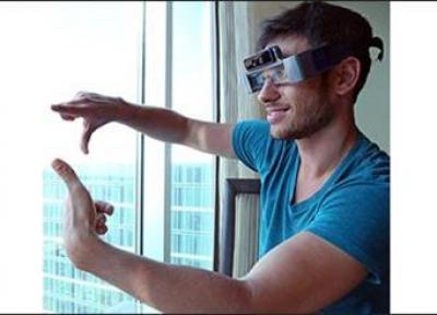 رایانه پوشیدنی سنگین و سه بعدی برای رقابت با عینک گوگل