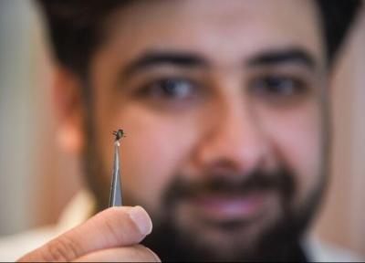 ساخت کوچک ترین میکروروبات با پرینتر 3بعدی