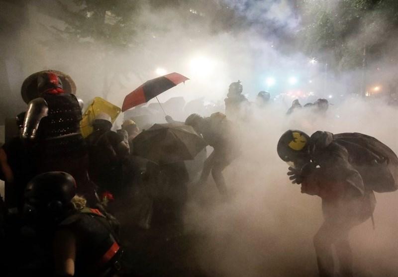 پلیس پرتلند با از سرگیری اعتراضات باز هم اعلام شرایط شورش کرد