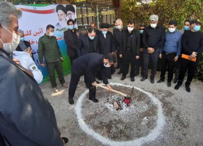 خبرنگاران عملیات ساخت بازارچه صنایع دستی دزفول آغاز شد