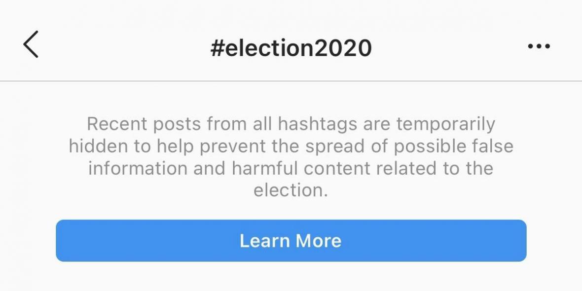 اقدامات جدید اینستاگرام برای مقابله با اطلاعات غلط انتخابات ریاست جمهوری آمریکا