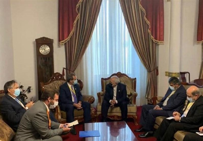ظریف با همتای شیلیایی خود در بولیوی دیدار کرد ظریف با همتای شیلیایی خود در بولیوی دیدار کرد