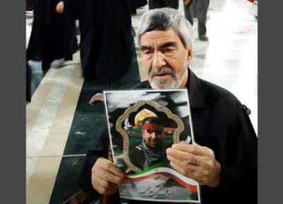 پدر شهید مدافع حرم محمدتقی ارغوانی آسمانی شد