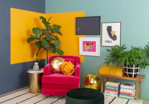 رنگ زرد به دکوراسیون خانه شما شادی می بخشد