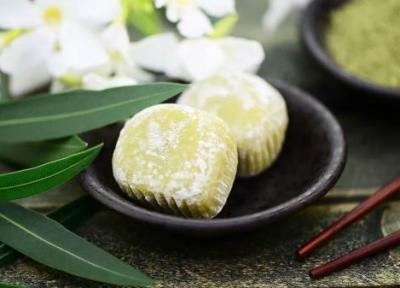 طرز تهیه موچی چای سبز؛ دسر ژاپنی نرم و کشدار